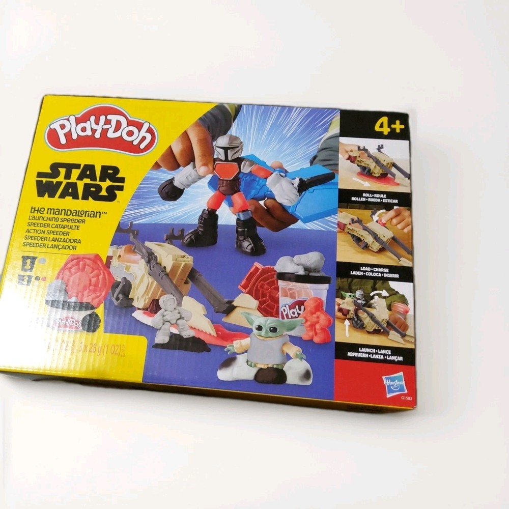Play -Doh Star Wars The Mandalorian Launching Speeder Interchangeable