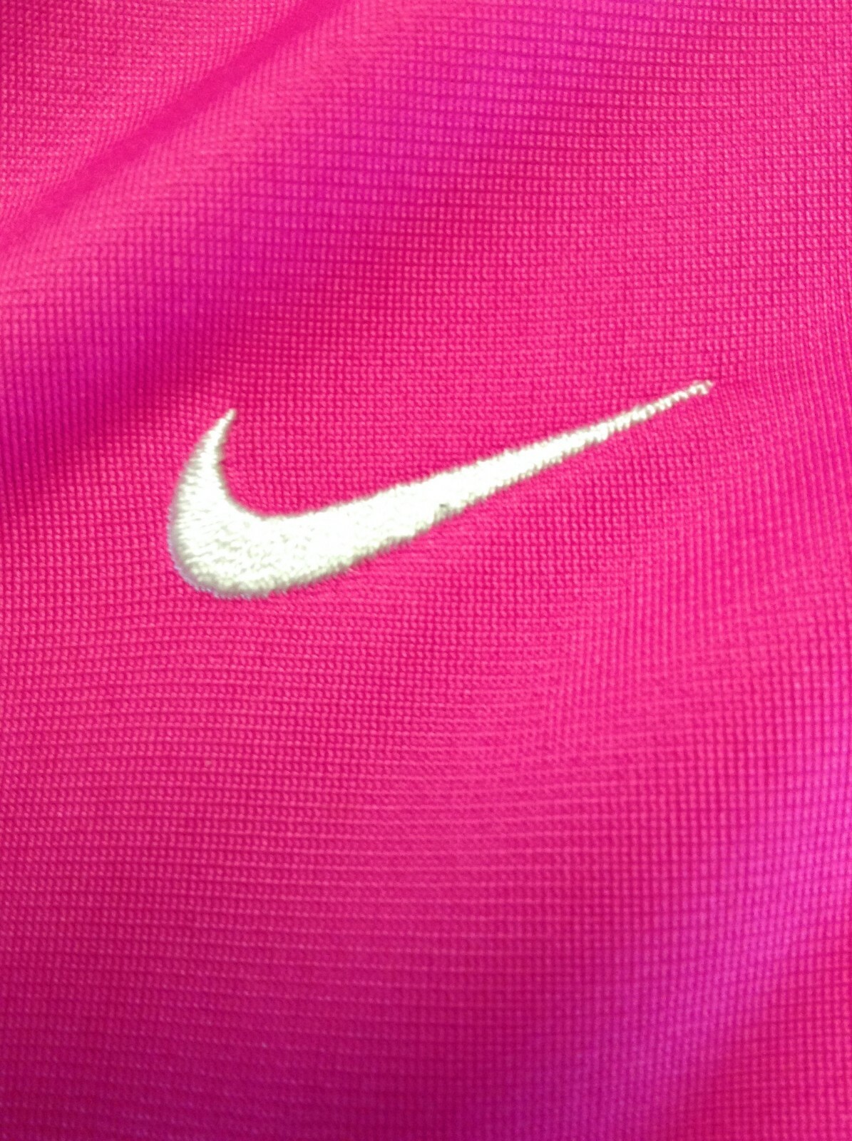 Girls Kids Youth NIKE 481555 684 Fuchsia Pink Track Retro Style Sweat Jacket