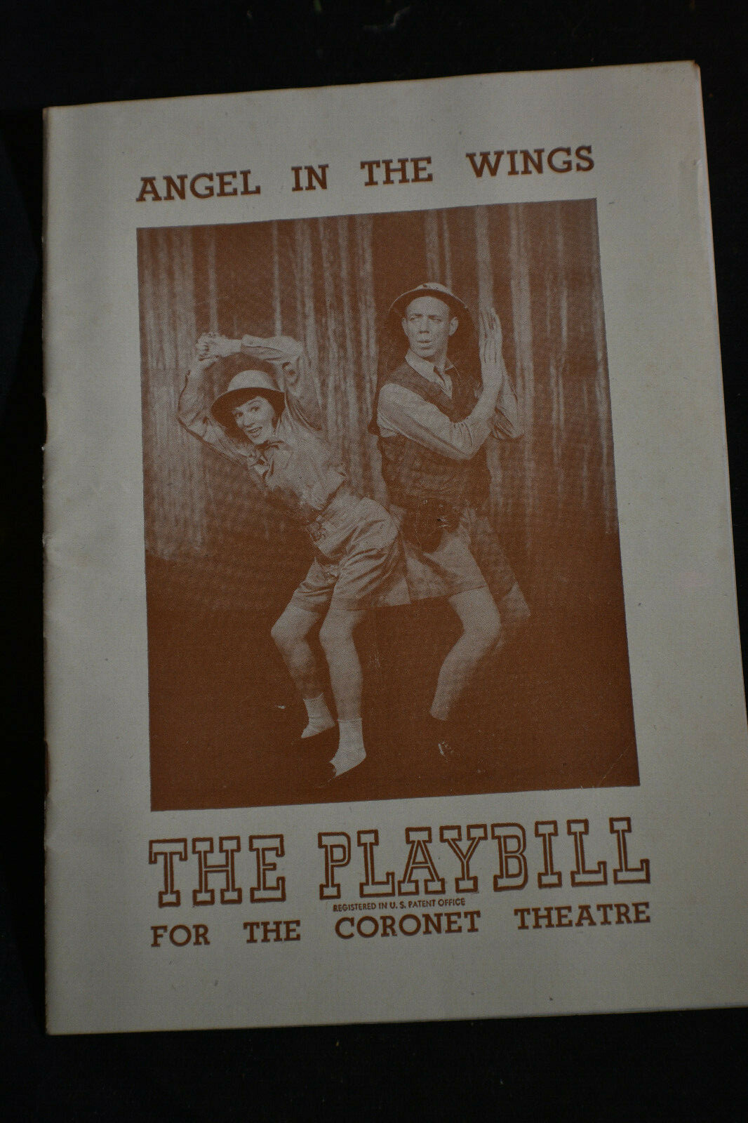 1947 Coronet Theatre *The Hartmans-Angel in the Wings-Hank Ladd* 1ST TONY AWARD*