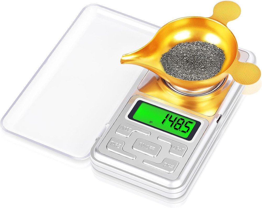 Digital Reloading Scale 1500 Grain / 0.1Gn with LCD Display for Reloading, Weigh