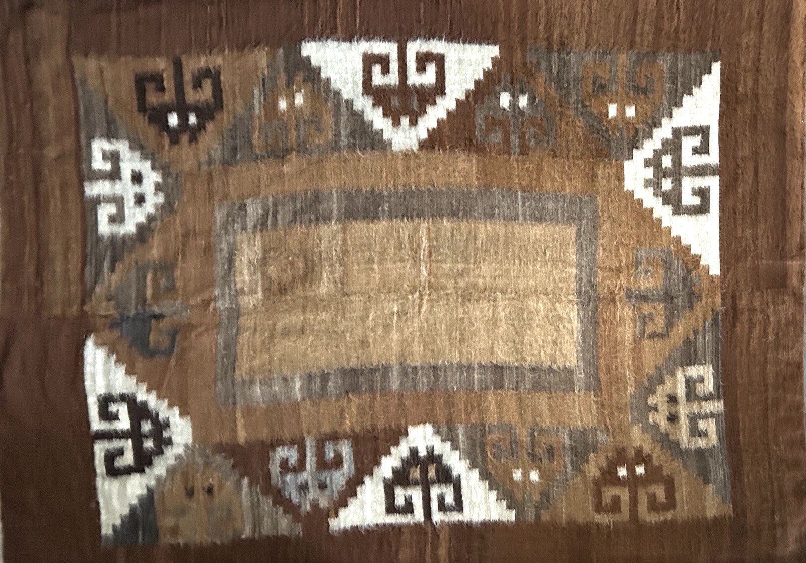 Andean Designs Virgin Alpaca Wall Hanging Tapestry Peruvian Art 67 x 88 NEW