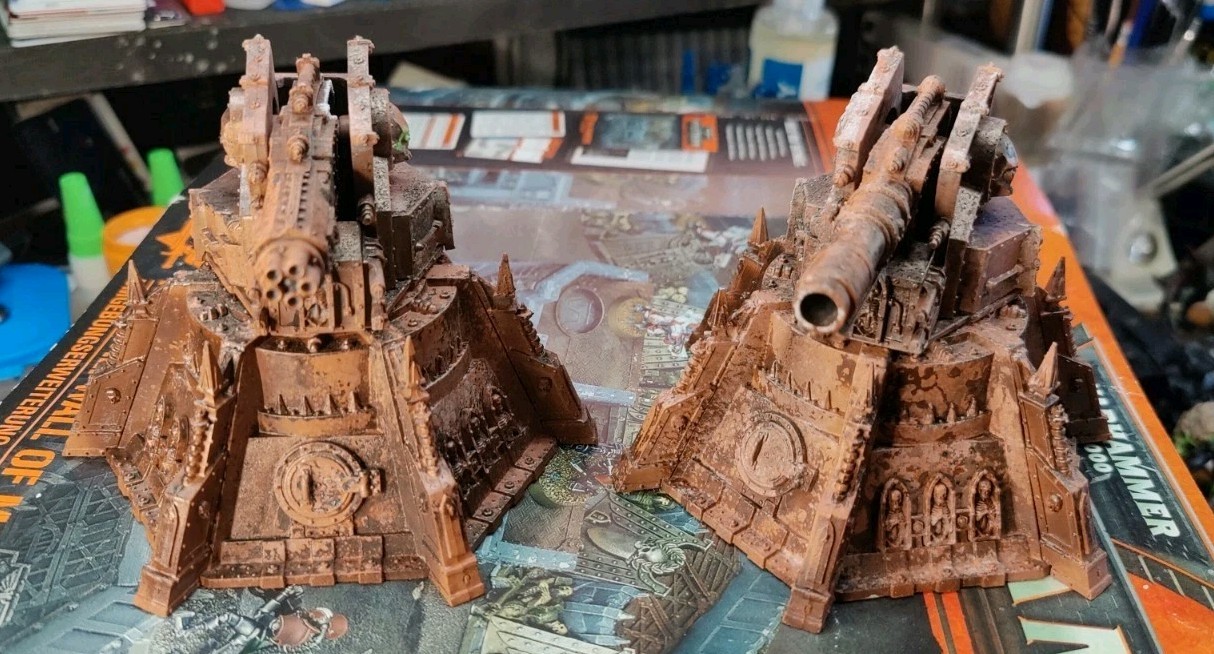 Warhammer 40k Vengeance Weapons Battery x2 OoP Wall Of Martyrs Free Shipping