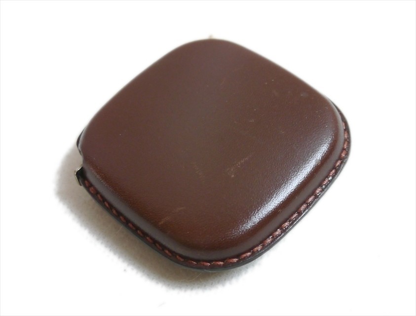 HERMES Leather Major Scale Brown Vintage