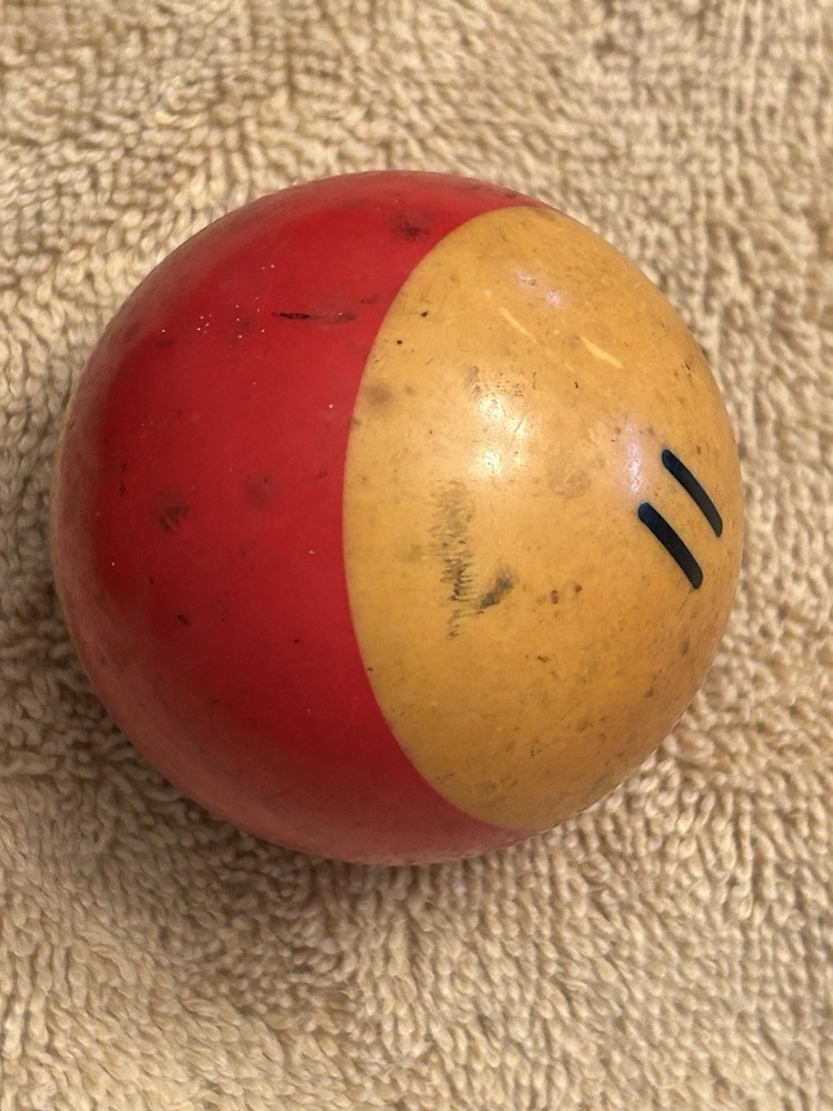 7 Billiard Pool Balls 2-1/8" With Box