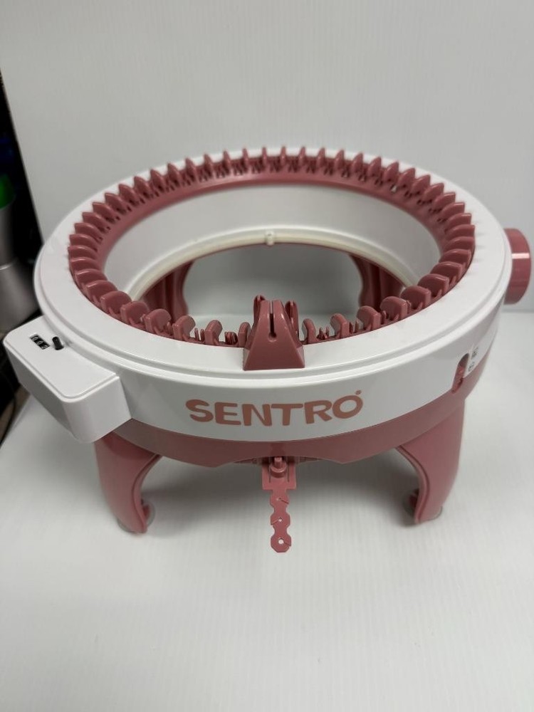 SENTRO 48 Needle KNITTING MACHINE with Counter PINK & White