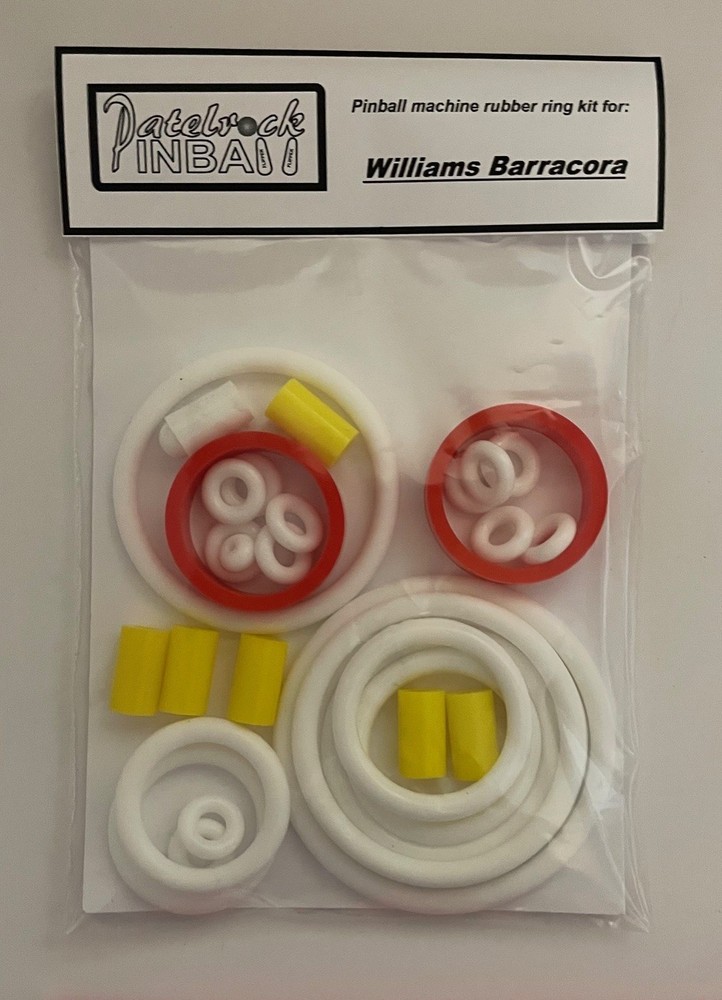1981 Williams Barracora Pinball Machine Rubber Ring Kit