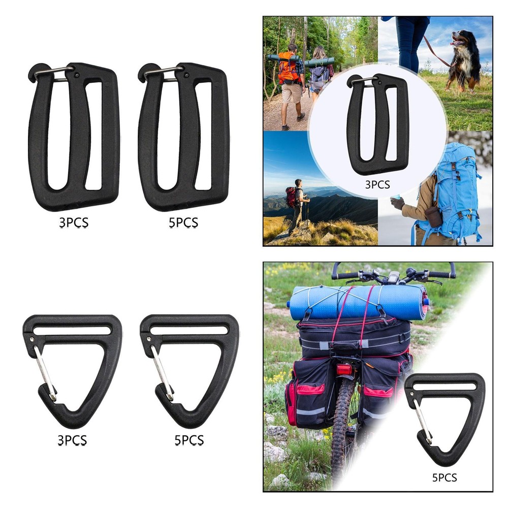 Webbing Strap Hook Keychain Hook Clip Heavy Duty Quick Release Buckles Snap Hook