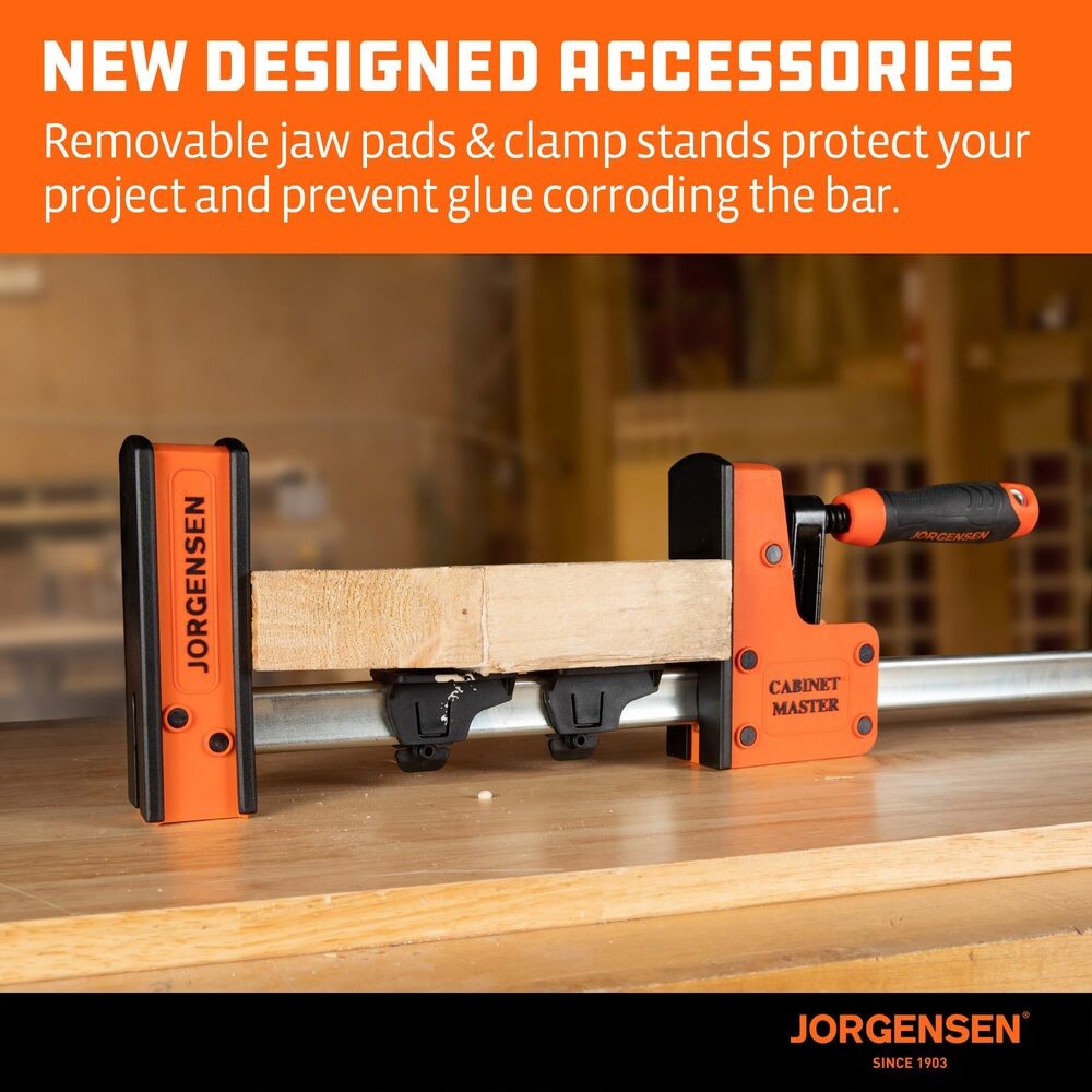 JORGENSEN 36" Parallel Bar Clamp Heavy-Duty Cabinet Master Clamp Spreader 2-Pack