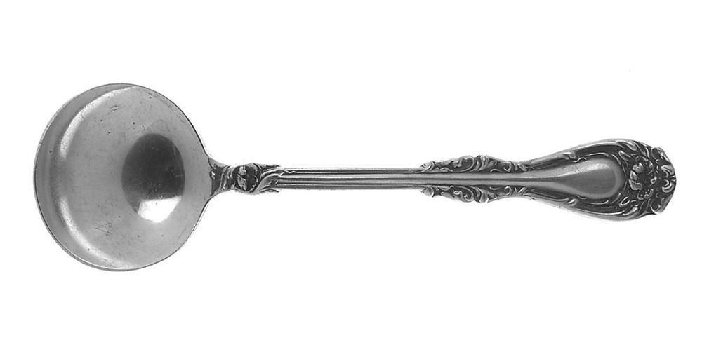 Oneida Silver Hanover  Bouillon Soup Spoon 494653