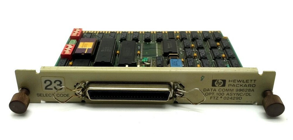 HP 98628A DIO Data Comm Interface, RS-232C/RS-449, for 200/300 Series Computers