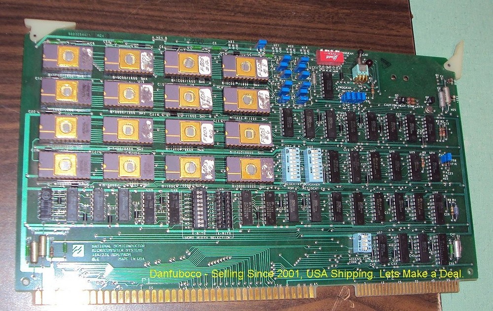 National Semiconductor RMC-660 " 8080 CPU Multibus Computer boots to Rom, 1979