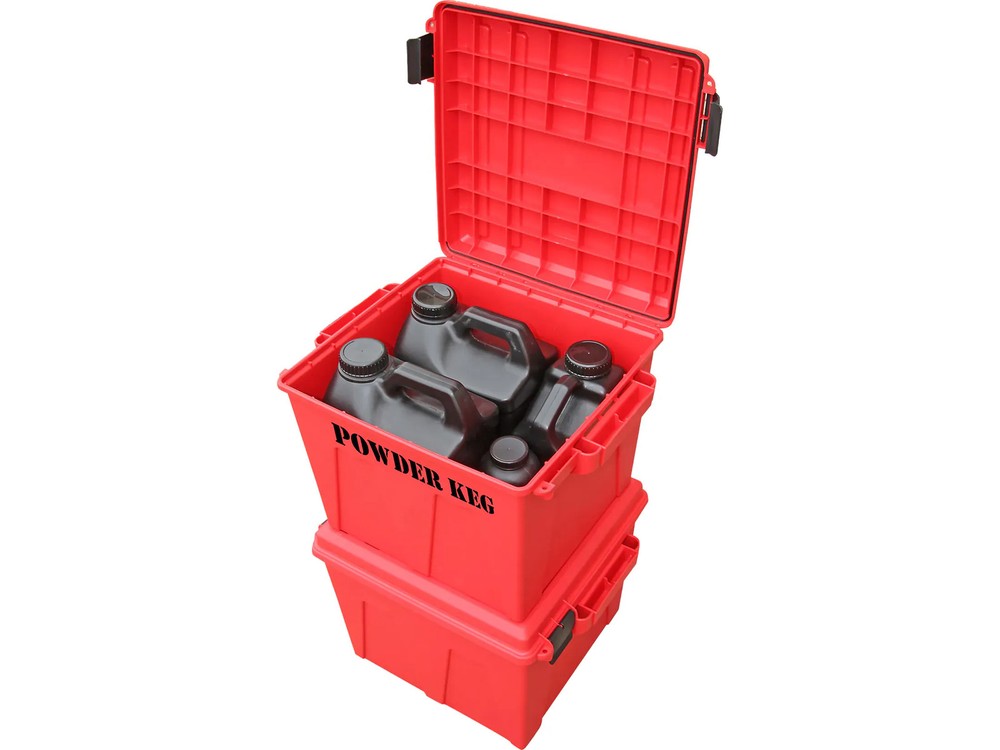 MTM Powder Keg Storage Container Polymer Red