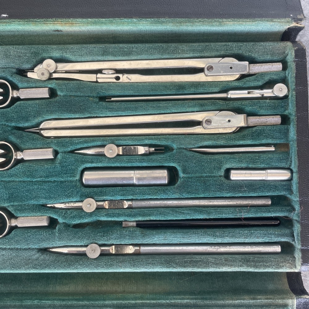 Vintage Tower Germany Drafting Tool Set 5035