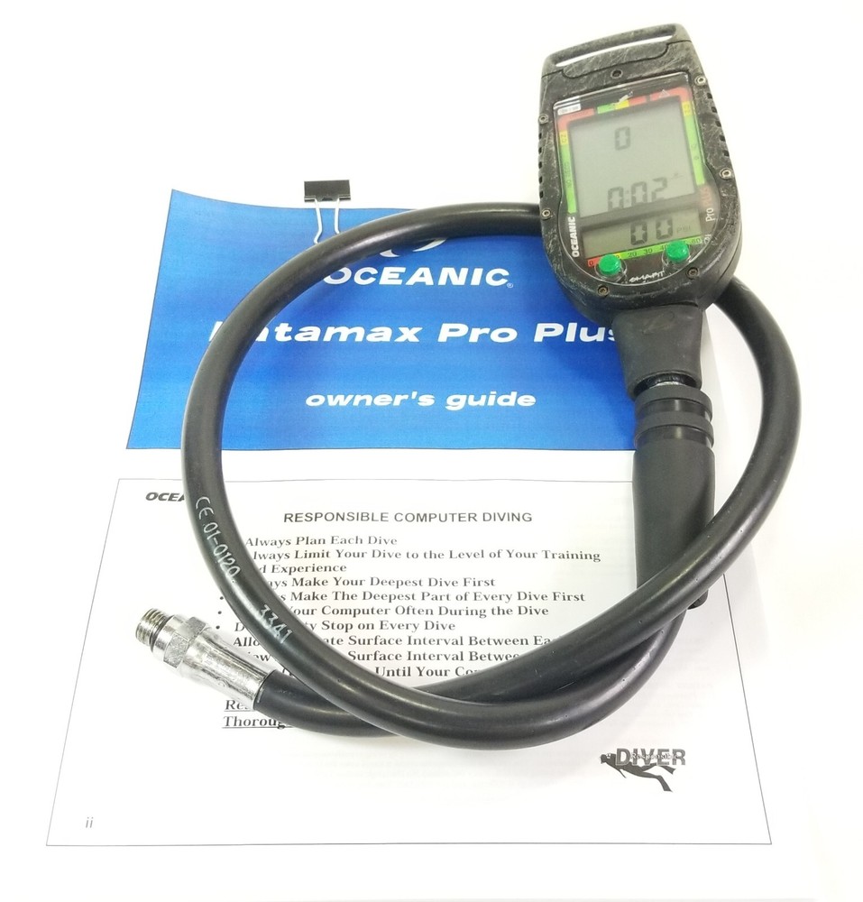 Oceanic Datamax Pro Plus SCUBA Dive Air Integrated Dive Computer Nitrox #4556