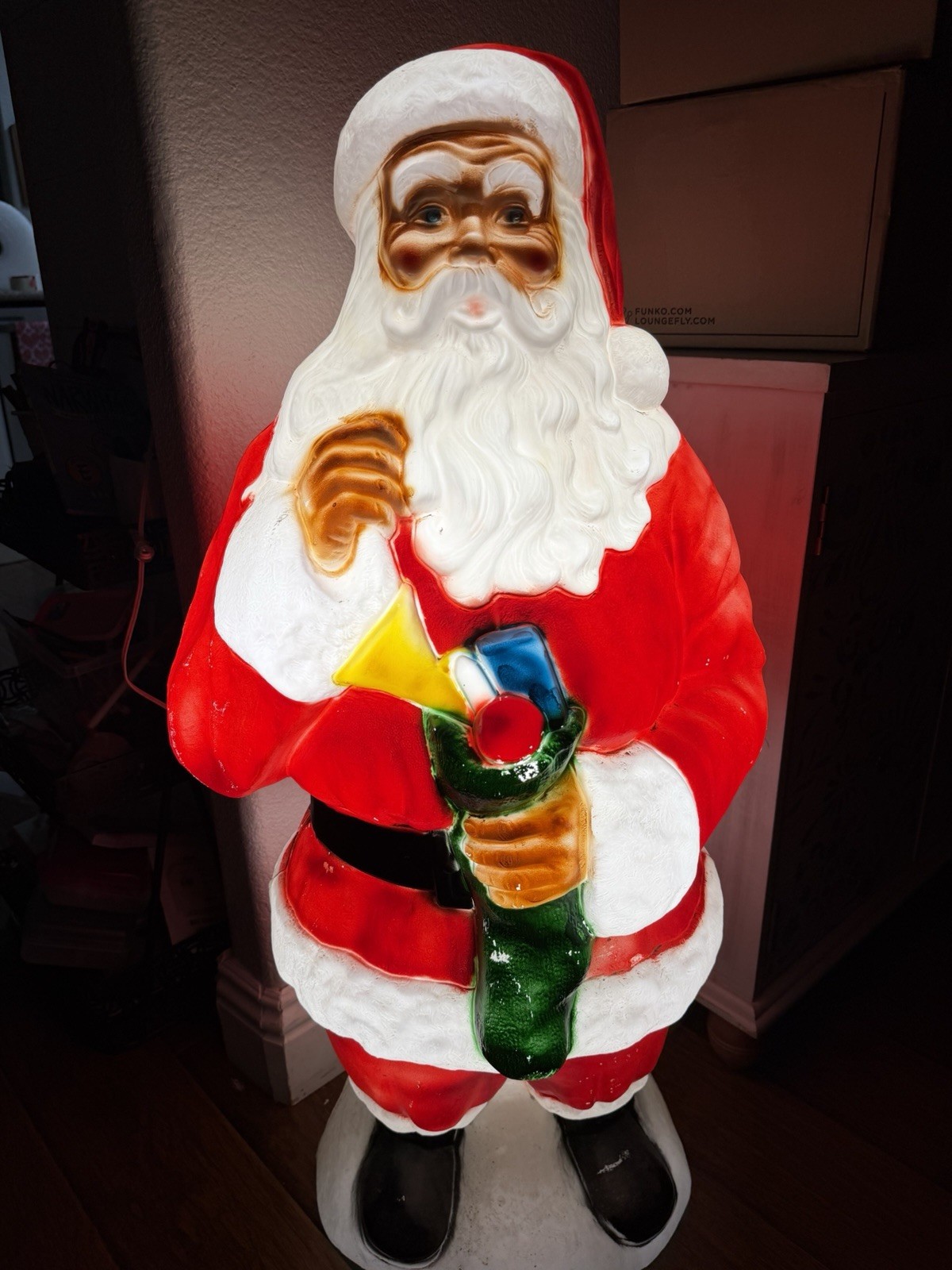 Vintage Empire Santa Claus 40" Blow Mold Lighted