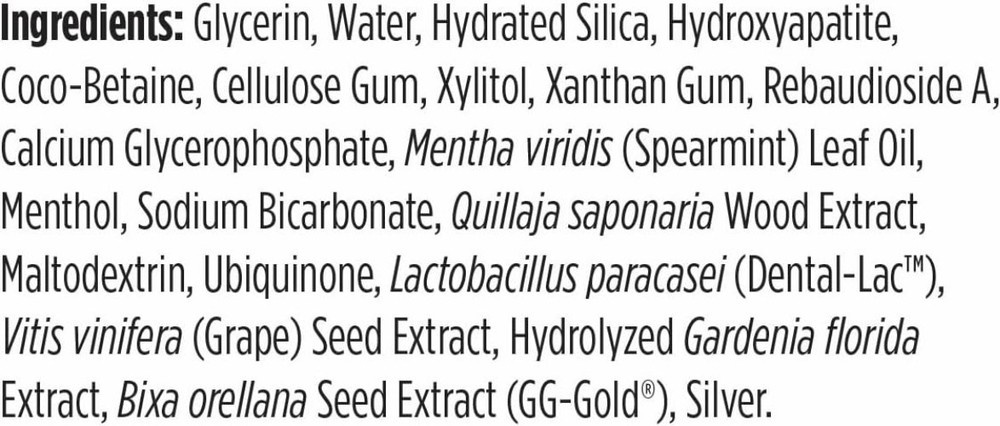 Periobiotic Silver Hydroxyapatite Toothpaste - Fluoride Free Toothpaste with ...