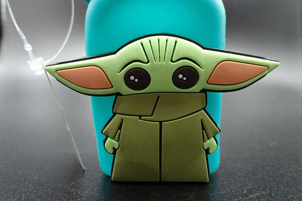 Star Wars "Grogu" Teal Hand Sanitizer Holder & EMPTY Bottle REUSEable/ReFillable