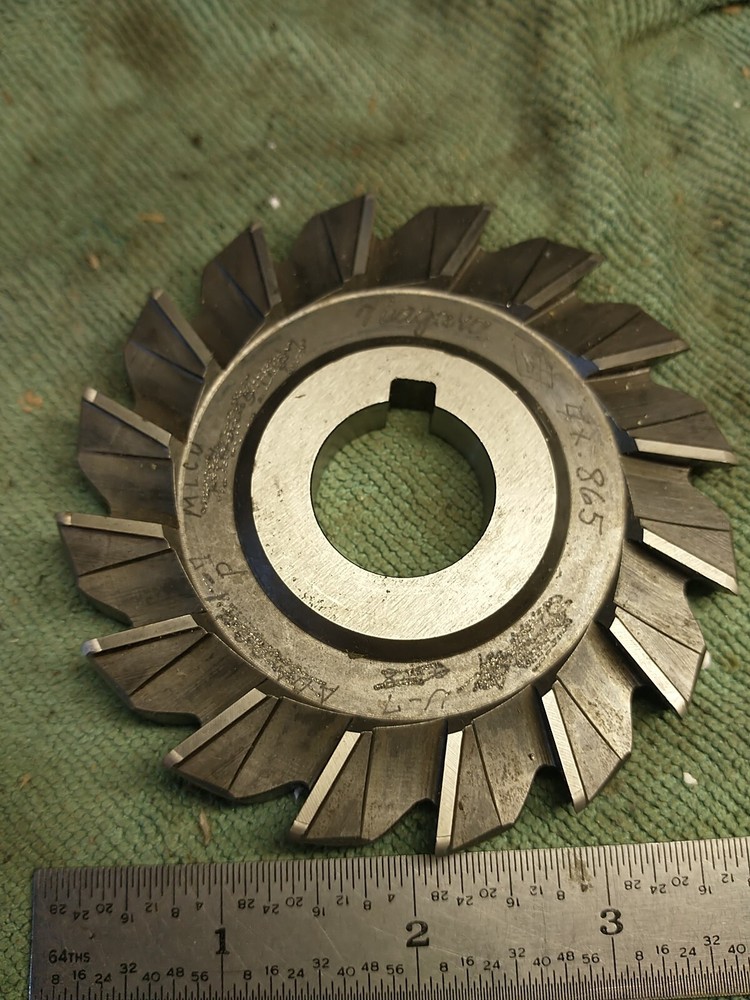 NIAGARA 4X.39" 1"-KEYED BORE SIDE MILLING CUTTER