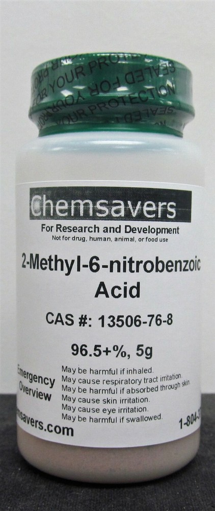 2-Methyl-6-nitrobenzoic Acid, 96.5+%, 5g