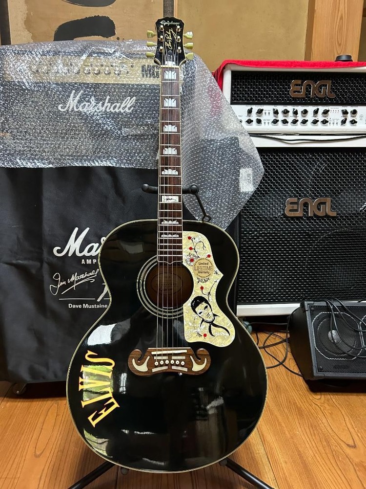 Epiphone ELVIS guitar HC Safe Packing!