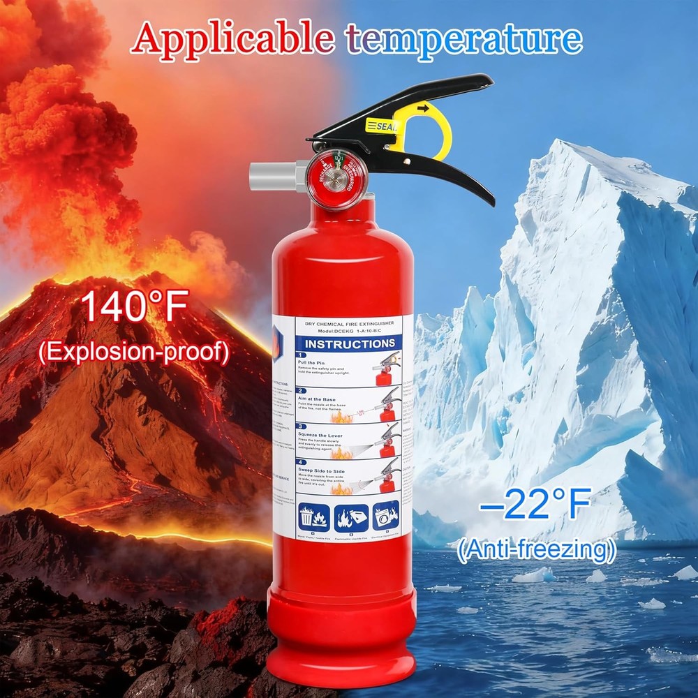 2.5 lb ABC Fire Extinguisher 6 Pack