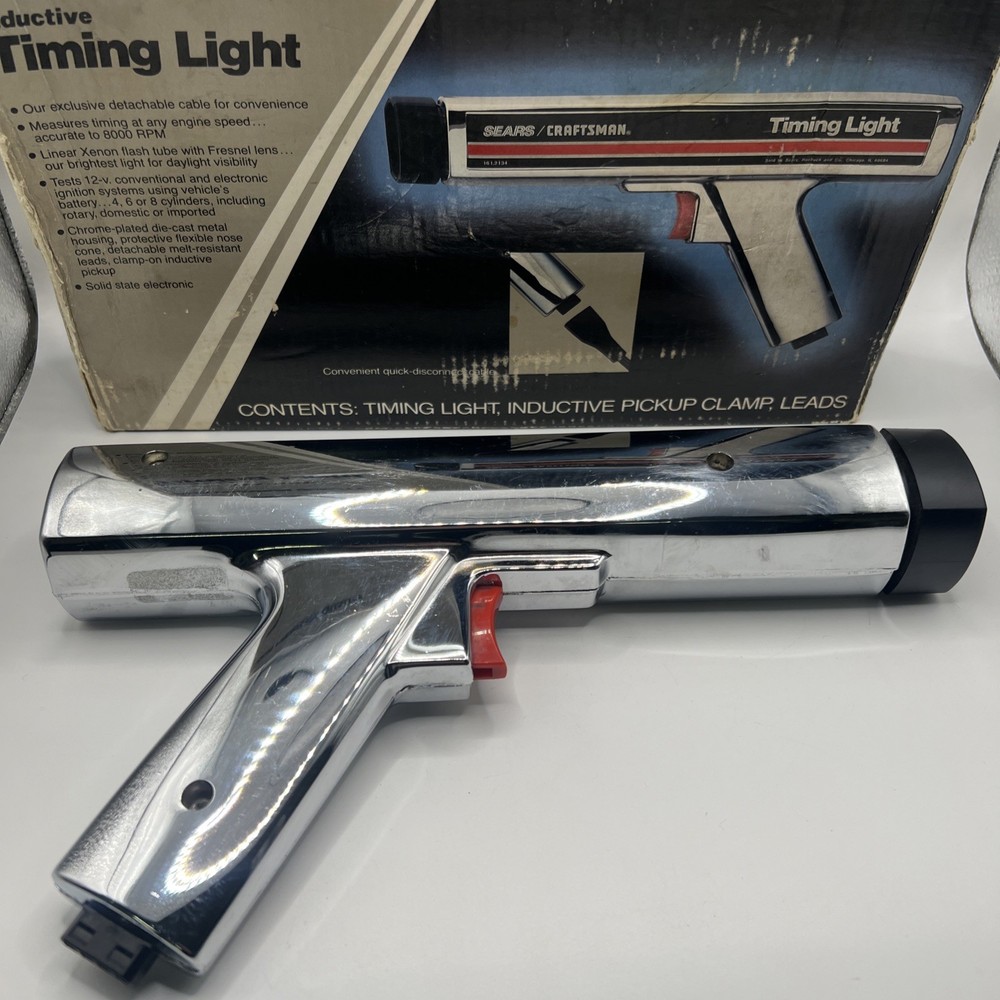Vintage Sears Clamp On Inductive Timing Light Timing 28 2137 *UNTESTED*