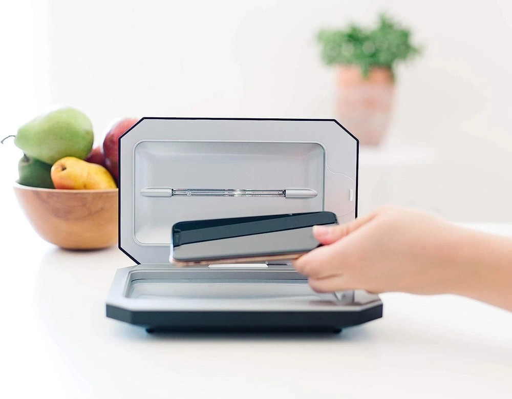 PhoneSoap Basic Cell Phone UV Light Sanitizer Box (Black)