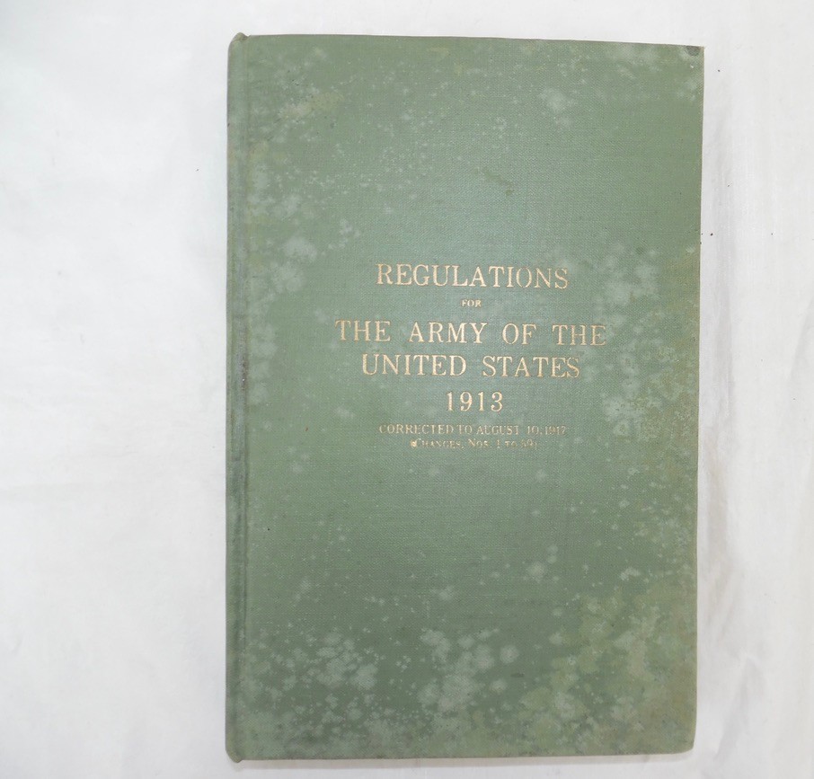 Regulations for Army of the United States 1913 Corrected to 1917 ORIGINAL WWI