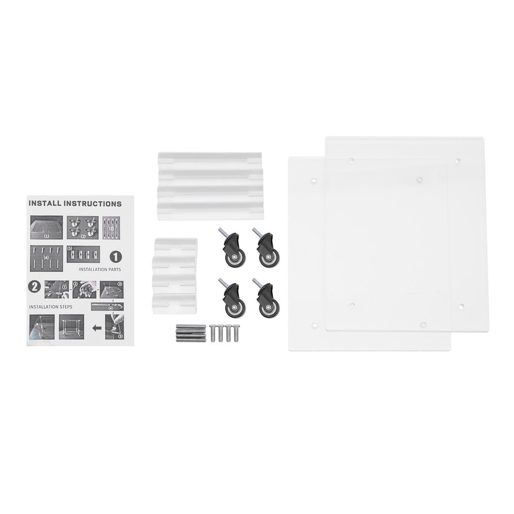 Acrylic Printer Stand, Free Standing Printer Stand, Printer Stand with Wheels