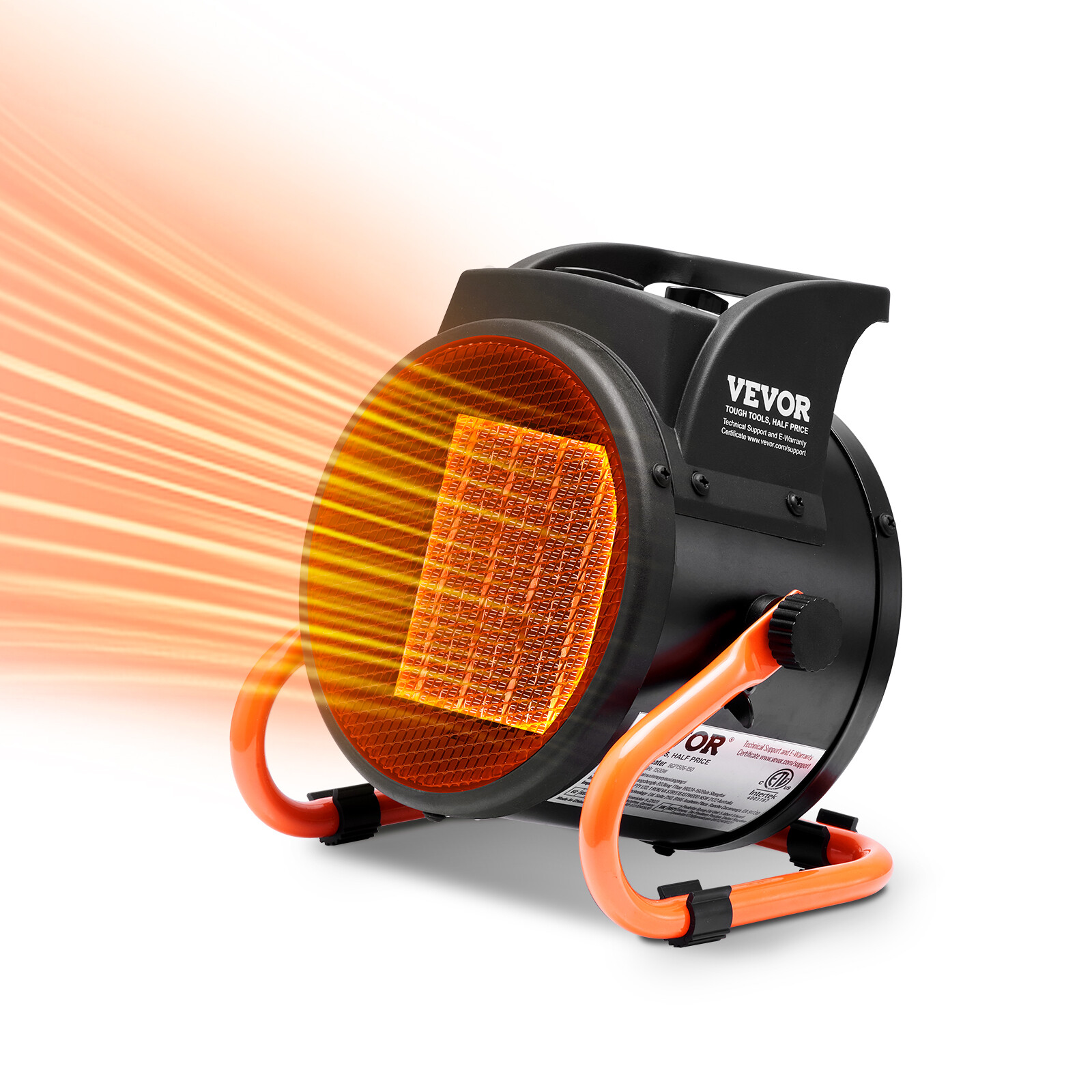 Greenhouse Heater 1500W PTC Fast Heating Overheat Protection 3-Speed