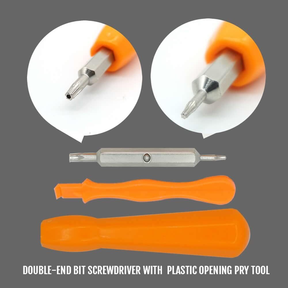 TEKPREM Screwdriver for Doorbell Replacement, Double-ended Screwdriver Bit Set