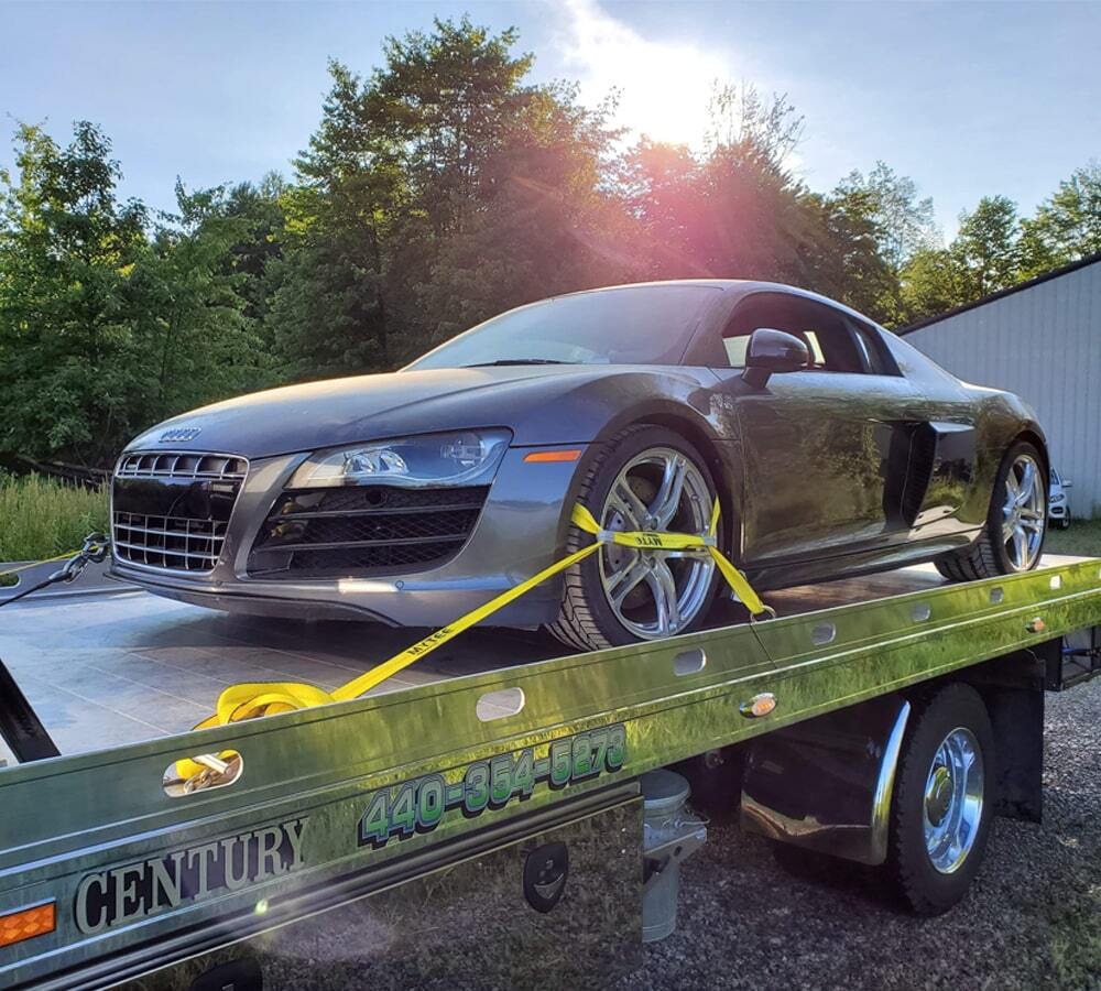 8 Point Roll Back Tie Dow System w/ Chain End - 18ft