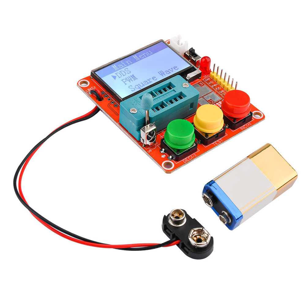 LCR-T4-MINI-Z Transistor Tester 1.7" 12864 LCD Capacitance Servo Frequency test