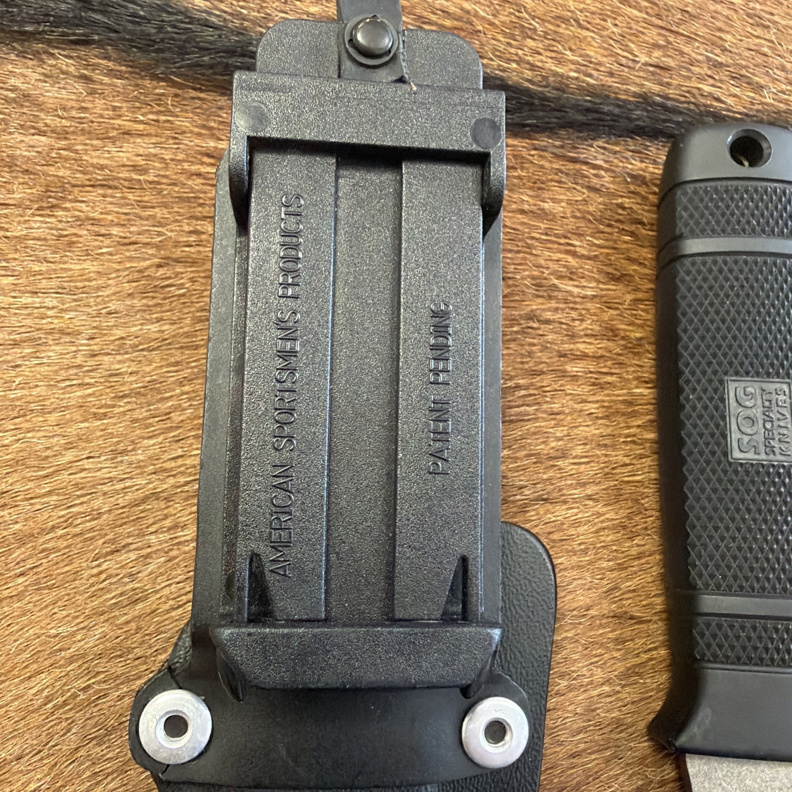 SEKI-JAPAN SOG SEAL PUP SATIN FINISH FIXED BLADE KNIFE