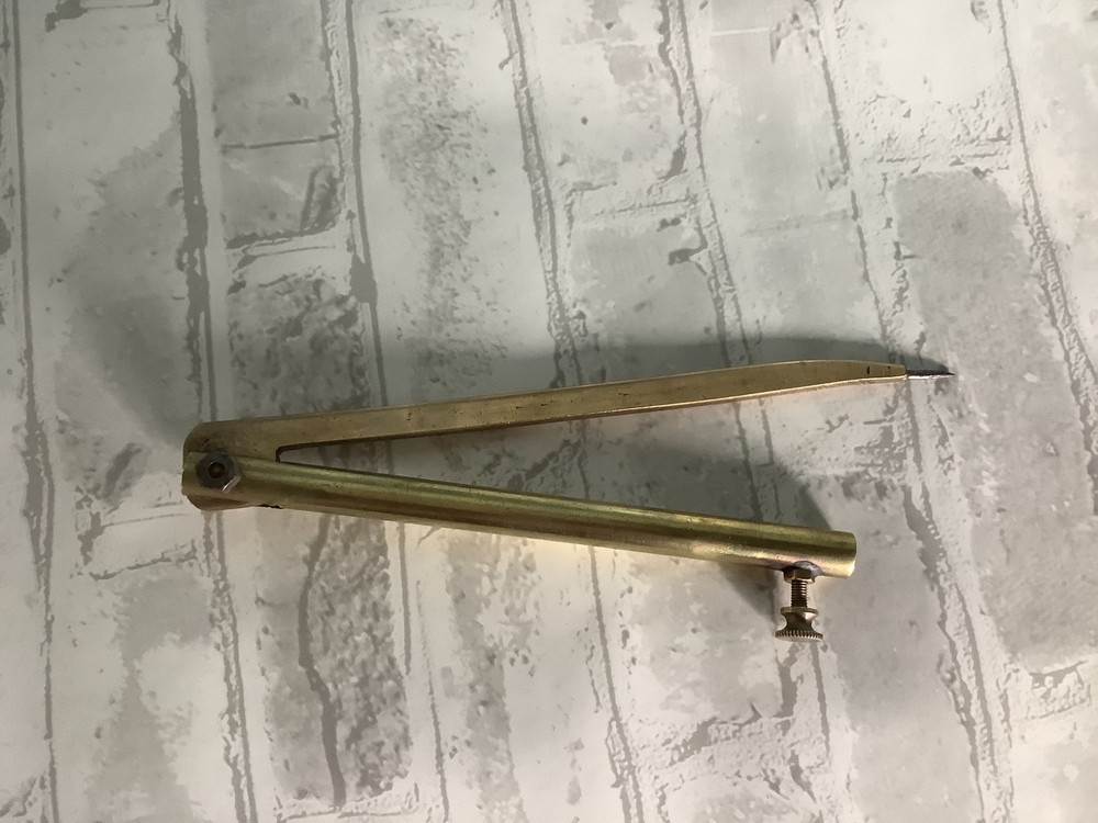 Vintage Brass Drawing Compass
