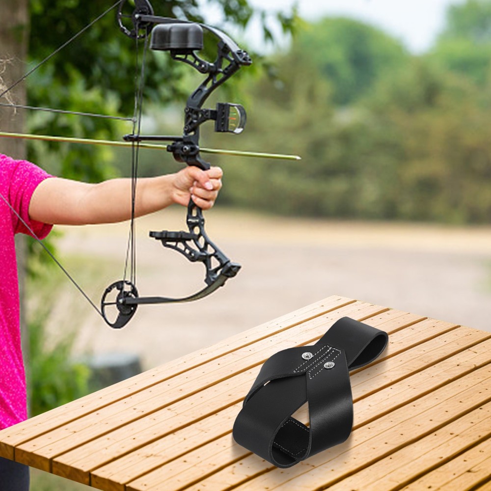 Premium Cowhide Waist Hanger for Compound Bows Rest and Support Solution