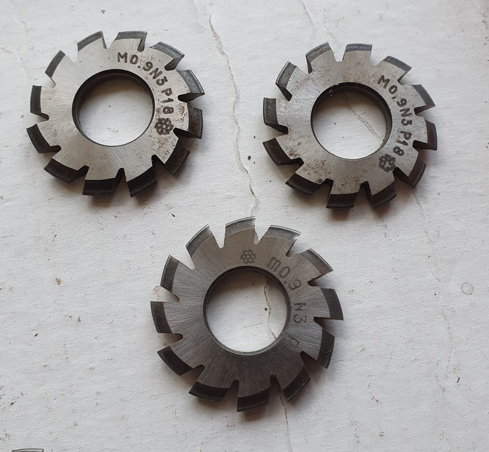 Involute Gears Cutter M 0.9 HSS