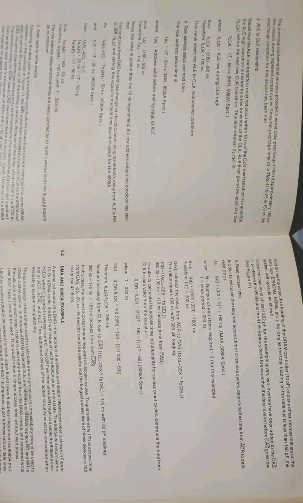 TMS4500A Dynamic Ram Controller User Manual 1982 Texas Instruments MOS Memory