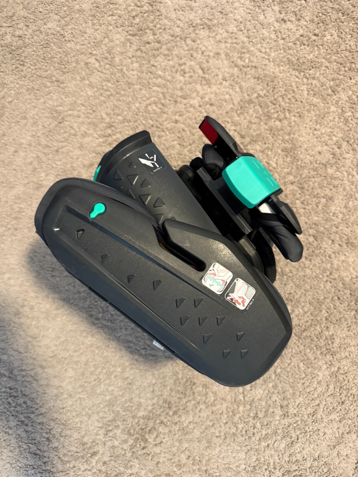 Hifold Adjustable Kids High Back Booster Seat Slate Grey