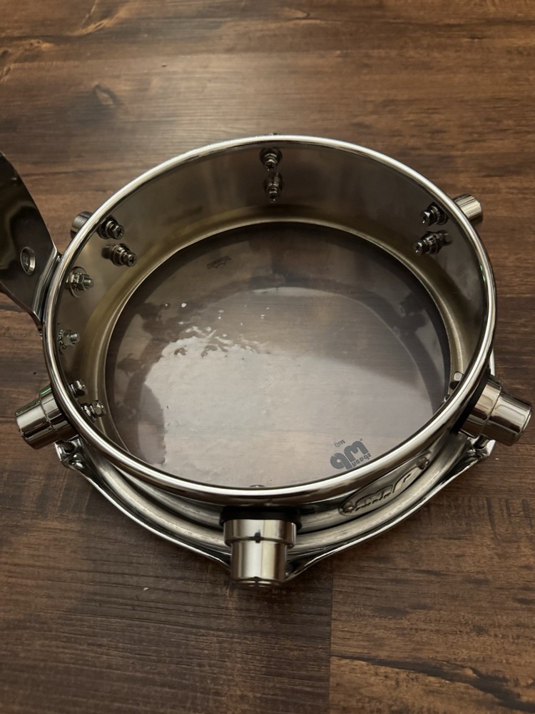 DW Design Series Chrome Piccolo Tom with Bracket 8" Pre Owned