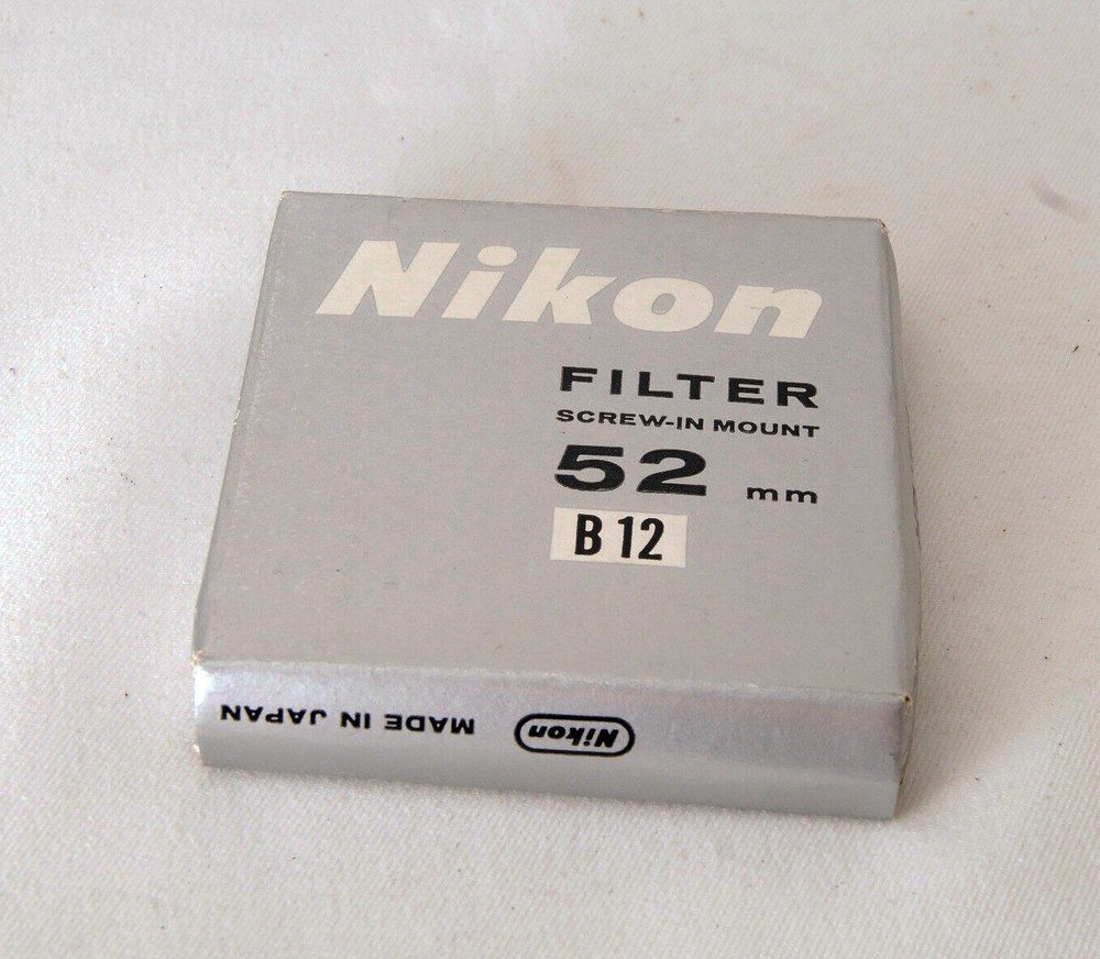 Nikon B12 52mm screw-in filter