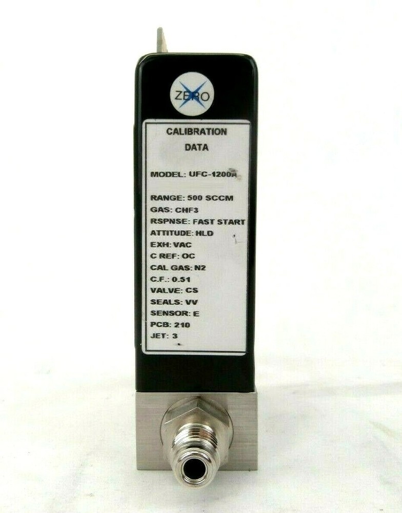 UNIT Instruments UFC-1200A Mass Flow Controller 500 SCCM CHF3 Working Spare