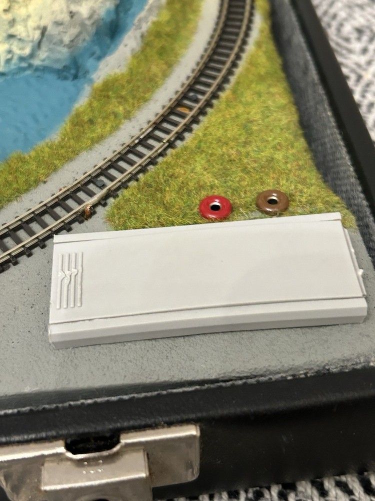Vintage NOCH Model Railway Briefcase Layout – German Portable Train Layout.