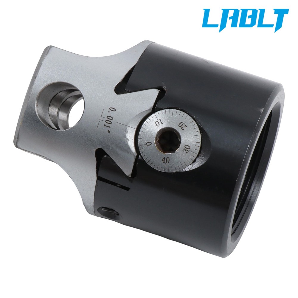 LABLT 2" Precision Boring Head 0.001 Radius 1-1/2-18" Thread Mount 5/8" Offset