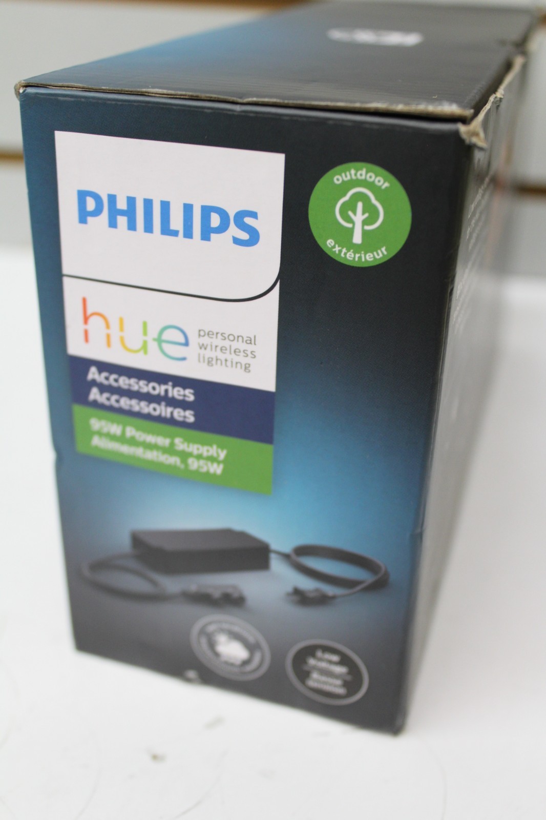 Philips Hue 95W Outdoor Power Supply Black Low Voltage Fully Weatherproof -