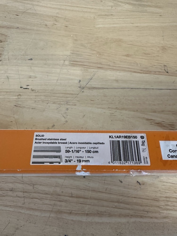 Schluter Kerdi-Line Grate - 3/4" Frame 20" Solid Grate