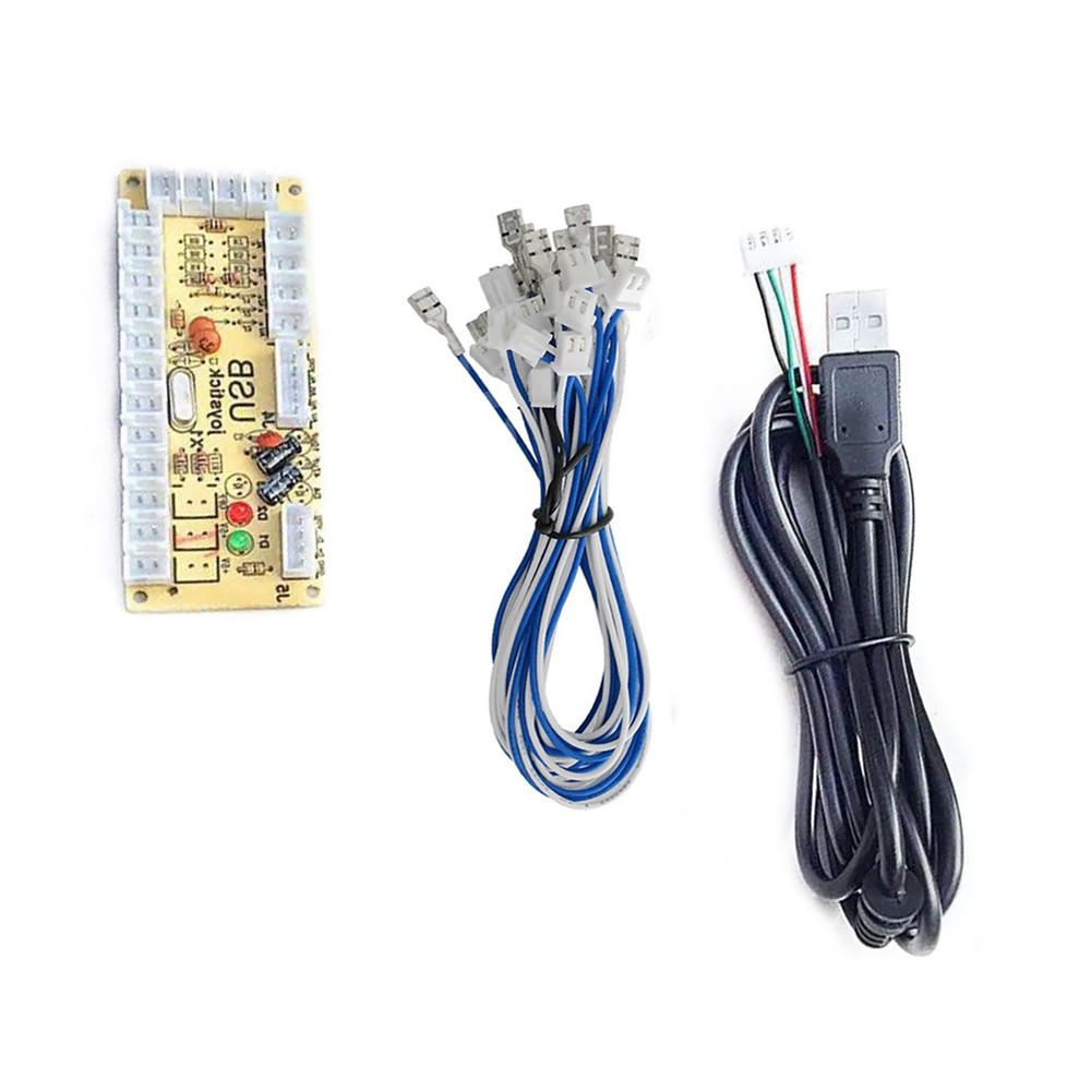 Quimat Zero Delay Arcade USB Encoder Board to Joystick for Mame Jamma Other PC D