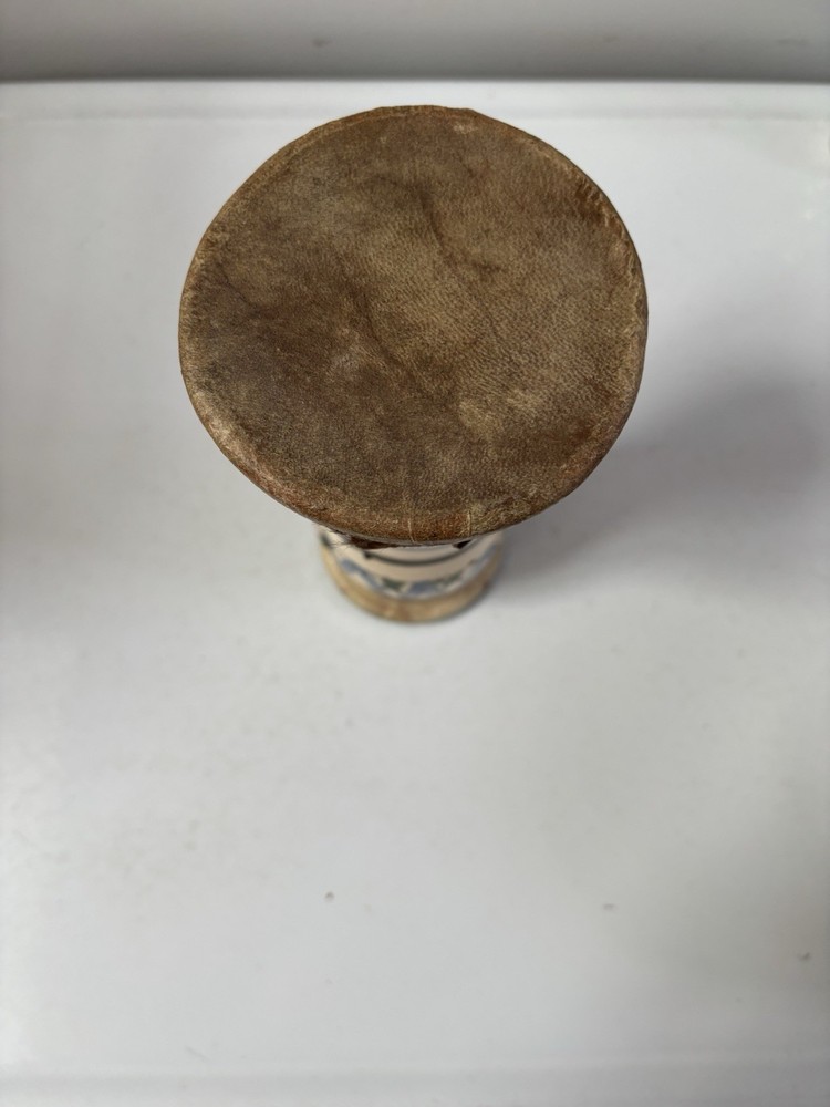 Taarija Morocco Ceramic & Hide Hand Drum