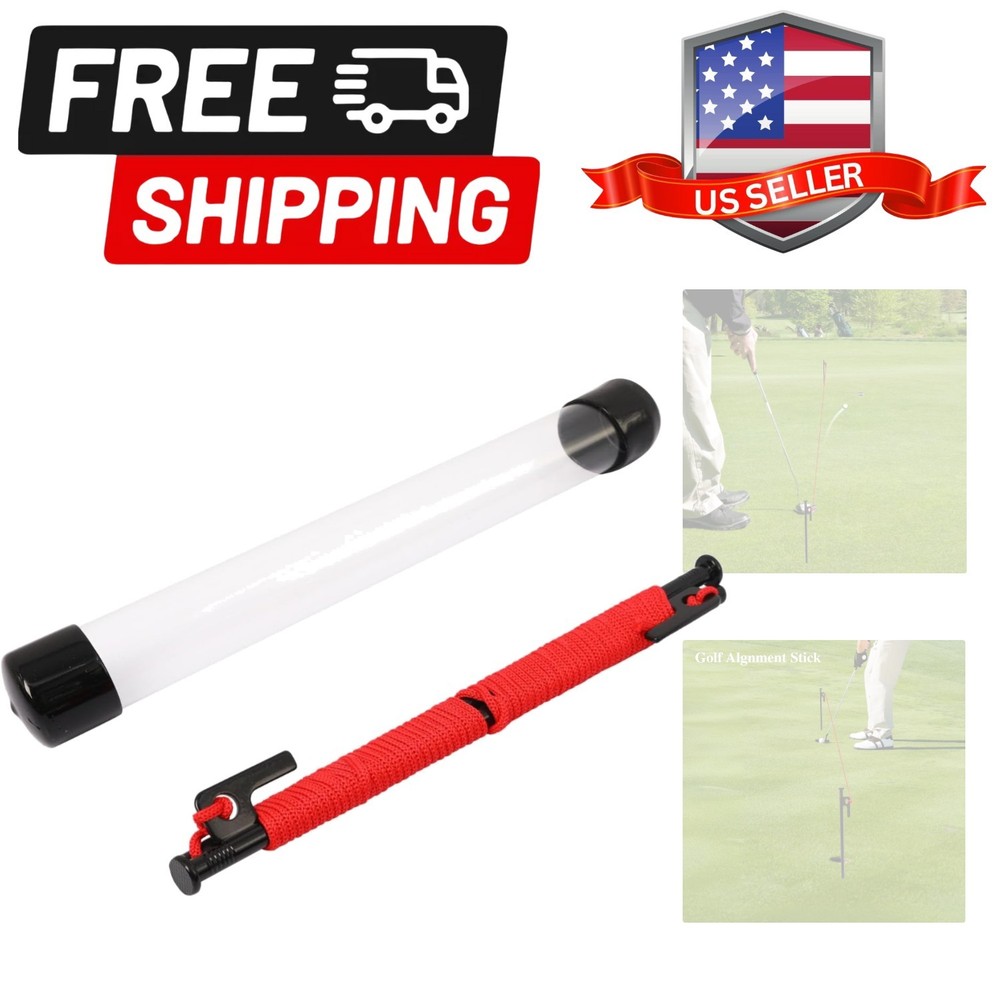 Golf Putting Training Aid, Putting String Line for Guide, Golf Putting Alignm...