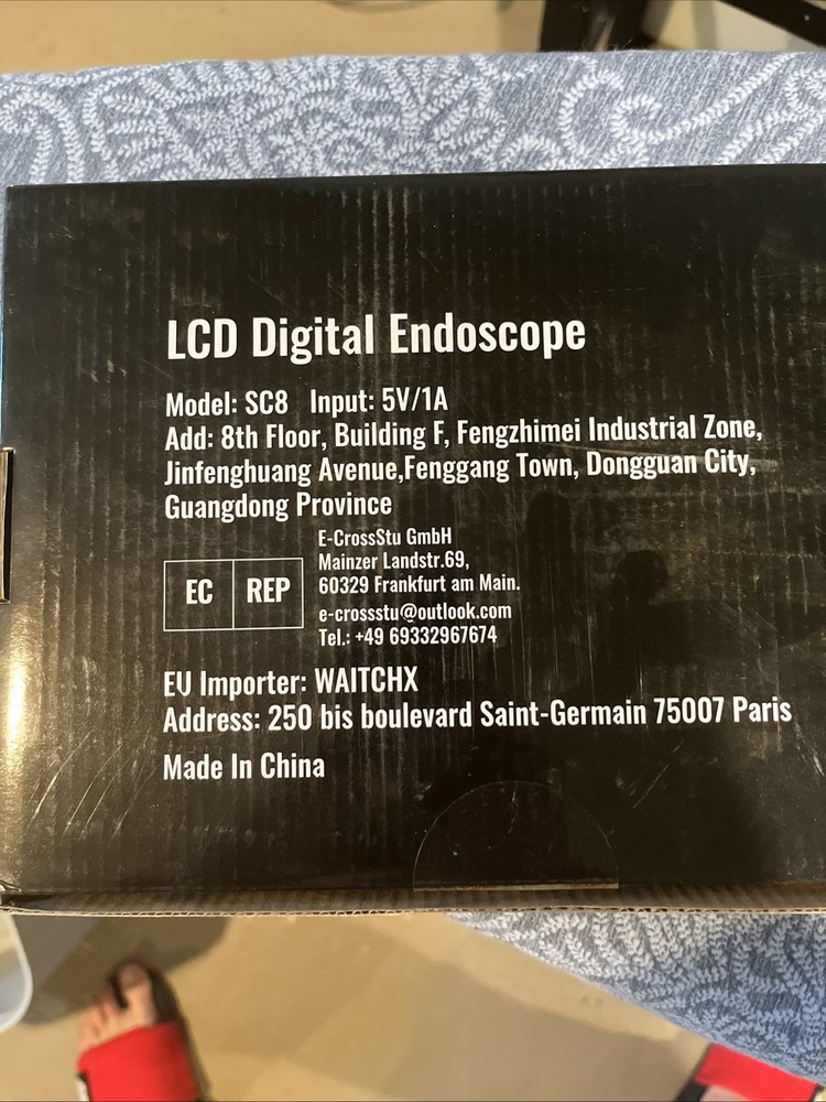 VEVOR SC8 Inspection Camera 5.0" LCD Digital Borescope Endoscope